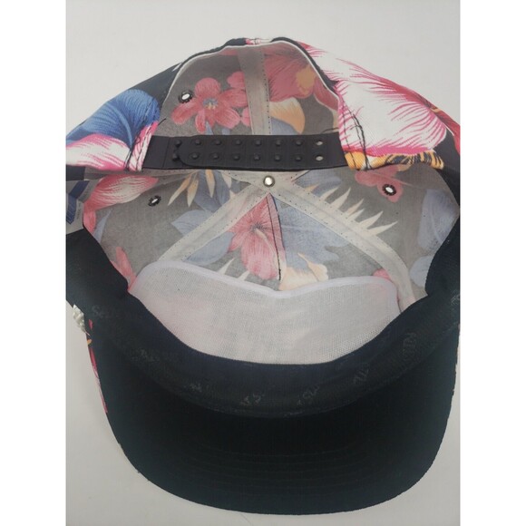 San Sun Vintage Sun Land Beef Co Hawaiian Print Snapback Hat Braided Cord NOS - Picture 13 of 14